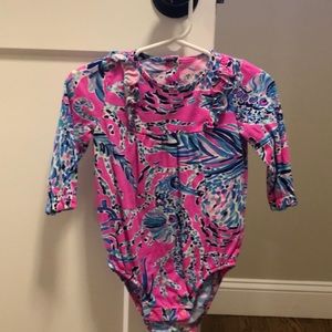 Lilly Pulitzer baby long sleeve onesie! Worn once!